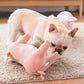 Schwein Siggi Hunde Plüsch Kuscheltier und Kau Spielzeug