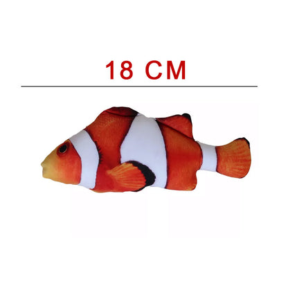 Katzenspielzeug Fisch Clownfisch mit Katzenminze