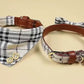 Leine mit verstellbarem Hundehalsband mit Schleife und Glöckchen 22-29 cm