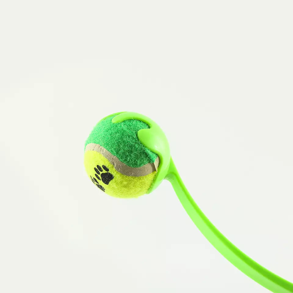 Werfer Interaktives Hundespielzeug Tennisball Wurf Hunde Ballschleuder Spielzeug Detailbild Grün