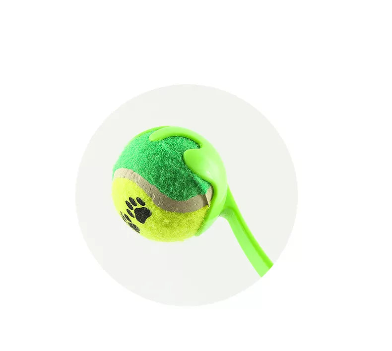 Werfer Interaktives Hundespielzeug Tennisball Wurf Hunde Ballschleuder Spielzeug Detailbild Grün