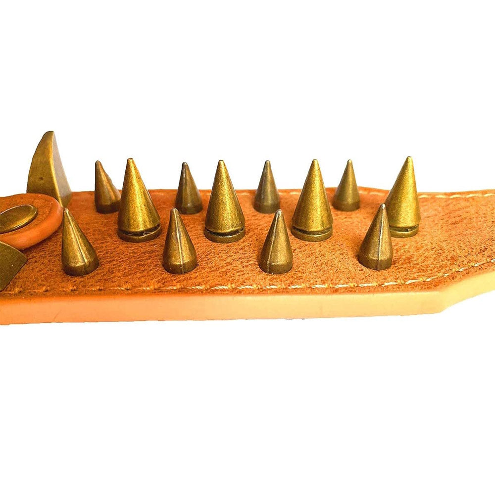 Halsband mit Nieten aus Kunstleder - 2 Größen Detailbild